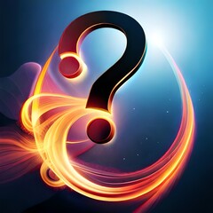 question mark, abstract, colored smoke