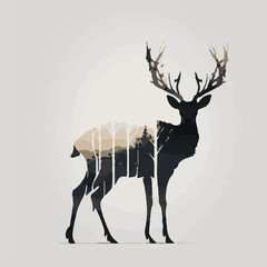 COOL AND UNIQUE VECTOR DEER