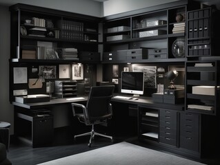 Fototapeta premium Workspace with computer