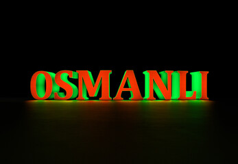 3D Text Image, Ottoman Empire