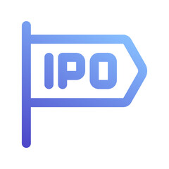 ipo gradient icon