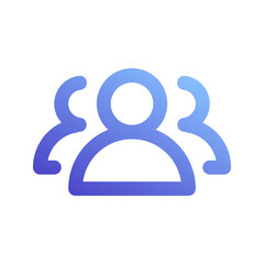 team gradient icon