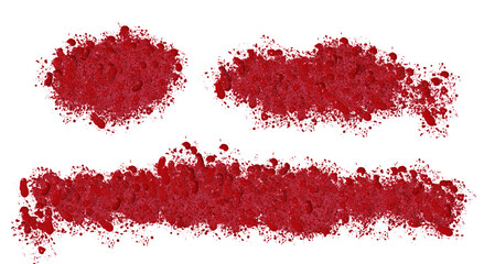 red splat