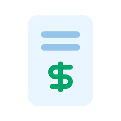 invoice flat icon