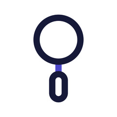 magnifier line color icon