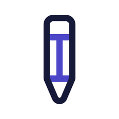 pencil line color icon