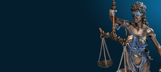 Themis Statue of justice Law Legal System Justice Crime concept