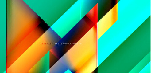 Dynamic bright lines abstract background, stripes with fluid colors, liquid gradients. Vector Illustration For Wallpaper, Banner, Background, Card, Book Illustration, landing page