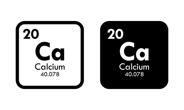 calcium icon set. vector template illustration  for web design