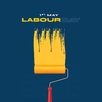 International Labor Day, Happy Labour Day Social media Post