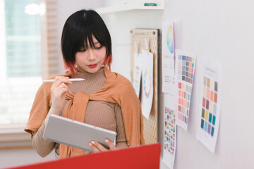 Website designer, Creative planning phone app development template layout framework wireframe...