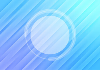Modern style blue gradient line circle center graphics  presentation background