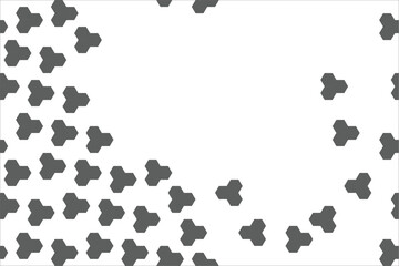 continuous background. polygon geometry icon. flat vector.