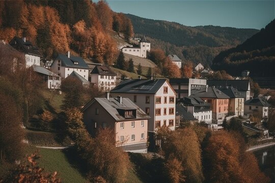 Austrian city in Upper Austria called Ternberg. Generative AI