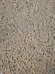 gray Sandy soil texture. Cement floor