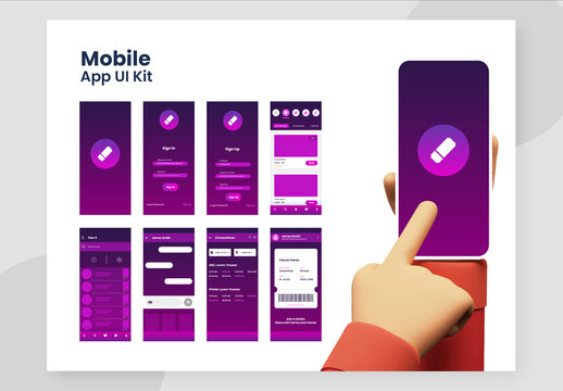  Online Movie Booking App Ui and Ux Screen Layouts. 