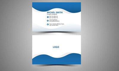 Stylish And Clean Corporate Professional  business card template