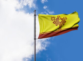 Flag of Chuvashia - Waving Flag