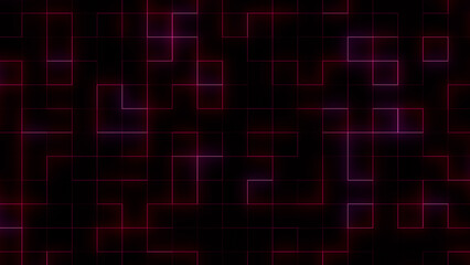 Obraz premium Immerse Yourself in the Futuristic World of Digital Technology with a Stunning Abstract Grid - The Perfect Addition to Your Next Project! Technology Grid FX.