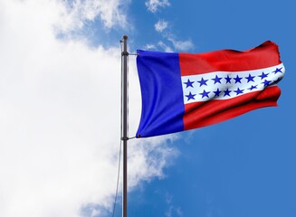 Flag of Tuamotu Archipelago - Waving Flag