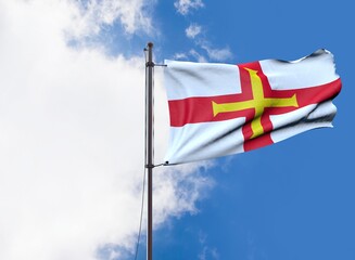 Guernsey - Waving Flag