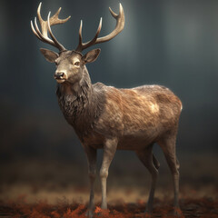 Obraz premium Preciosa imagen de vivos colores de tus compañeros mas fieles, los animales, disfruta de ella y de su tierna mirada