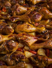 Delicious thai grilled chicken drumsticks