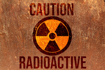 Warnung für die Radioaktivität © studio v-zwoelf