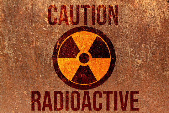 Warnung für die Radioaktivität
