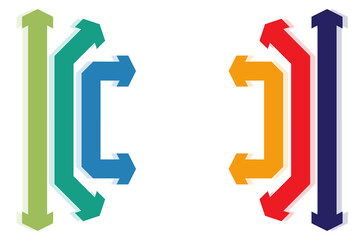 INFOGRAPHIC BUSINESS TEMPLATE OPTIONS ICON OBJECT