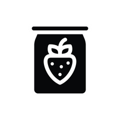 jam glyph icon illustration vector graphic