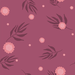 vector seamless pattern. floral stylish background, Isolated vector illustration for kids design prints, posters, t-shirts, stickers,