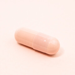 Antibiotic pill capsule. Healthcare and medical.