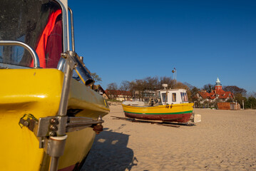 Fishing harbor in Sopot