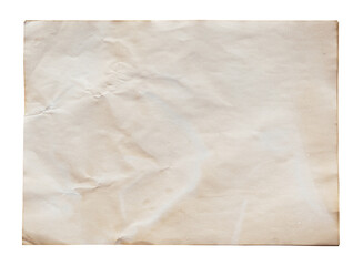 Old brown paper isolated on transparent background. Png realistic design element. - obrazy, fototapety, plakaty