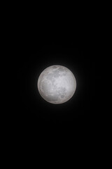 Fototapeta premium Luna llena con fondo negro
