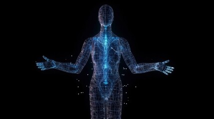 Obraz premium Artificial intelligence, Generative AI