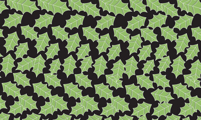 leaf seamless pattern. Graphic ornament. 