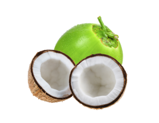 coconut isolated on  transparent png