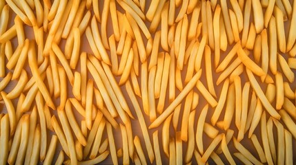 Yummy french fries as background. Generative AI