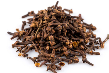 Cloves isolated on white background