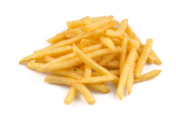 french fries isolated