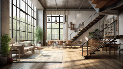 Fototapeta premium Interior architect, Generated AI