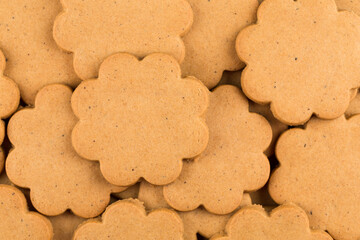 Gingerbread star cookies