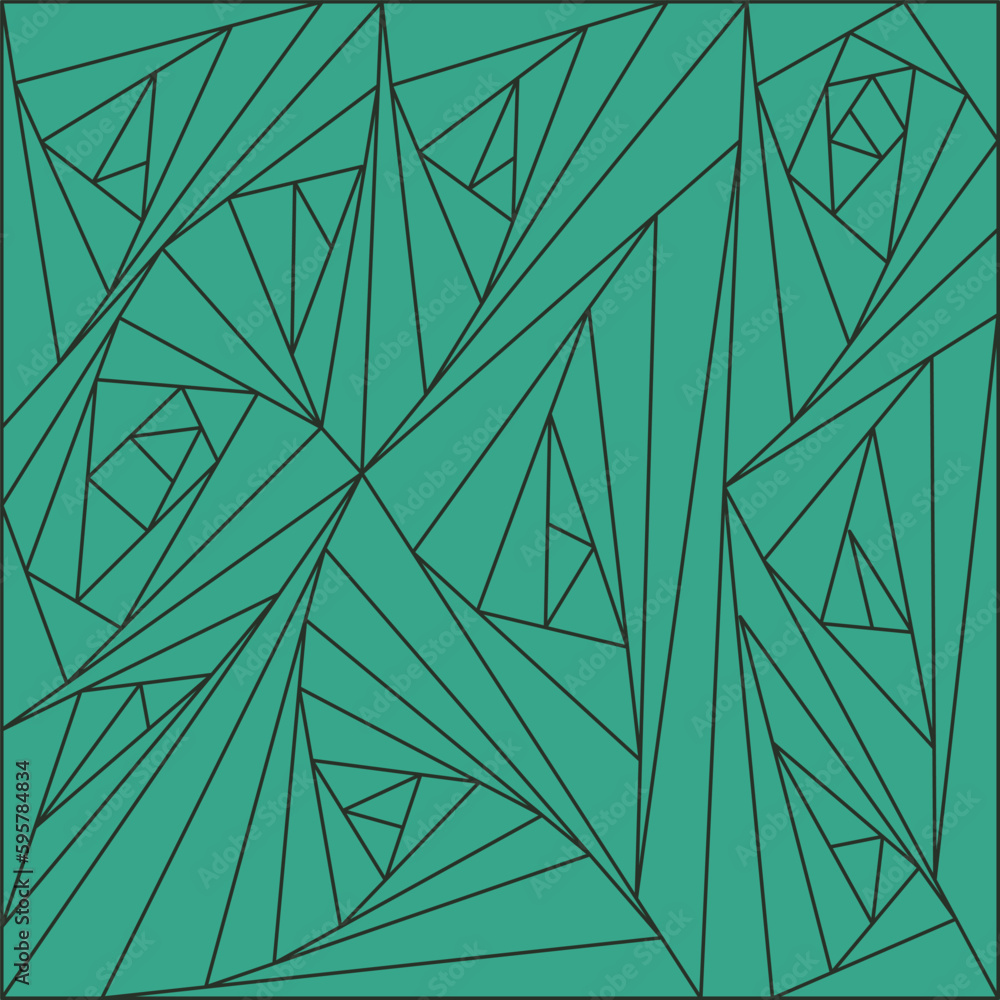 Poster abstract seamless pattern with triangle lines