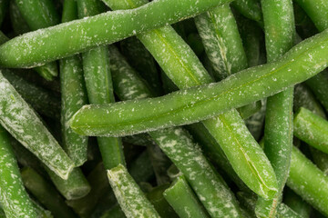 Frozen cut green beans vegetable