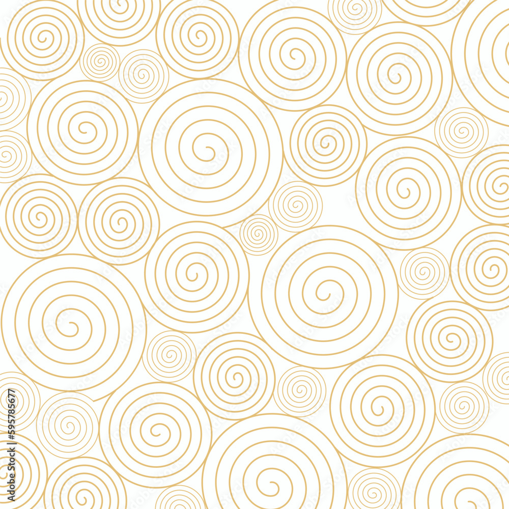 Poster abstract spiral seamless pattern background with swirls