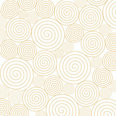 Fototapeta na wymiar Abstract spiral seamless pattern background with swirls