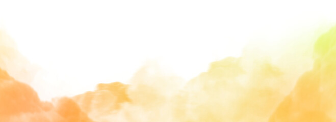 Obraz premium Colorful smoke steam isolated transparent background. Fog and mist effect for text or space