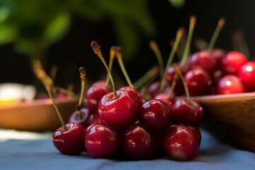  Close-up Photo of Cherries